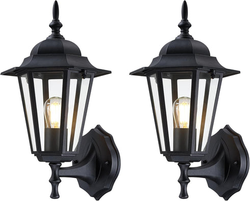 Outdoor Wall Lantern, Wall Sconce as Porch Lighting Fixture, E26 Base 60W