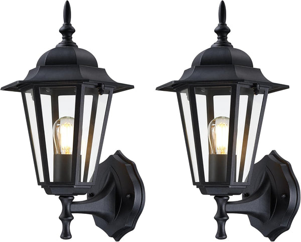 Outdoor Wall Lantern, Wall Sconce as Porch Lighting Fixture, E26 Base 60W