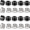 Hotop 20 Pieces RP4993 Replacement Seats and Springs, Faucet Repair Kit for Daily Replacement and Inventory
