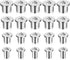 20pcs Solid Dowel and Tenon Center Transfer Plugs - Doweling Centering Pins Drill Hole Tool for Woodworking