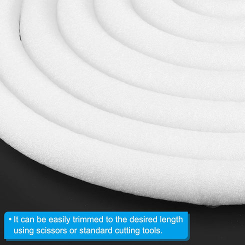 PATIKIL 7/8 Inch x 16.4 Feet Backer Rod for Gaps and Joints, White
