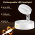 2 Pack Rechargeable LED Spotlight for Indoor, Wireless RGB Spot Light with Remote, Magnetic Picture Battery Operated