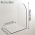 Merrynine Book Ends, 2 Pcs Acrylic Bookends for Heavy Books, Clear Book Holder