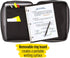Five Star Zipper Binder, 1 Inch 3-Ring Carry-All with Internal Pockets, 375 Total Sheet Capacity, Heathered Black/Gray