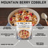 Peak Refuel Mountain Berry Cobbler | Real Ingredients | Ready in Minutes | Just Add Water | Premium Freeze Dried Backpacking & Camping Food | 2 Servings | Ideal MRE Survival Meal or Dessert