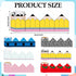6 98.4ft Rolls Back to School Bulletin Board Borders Pencil Apple Crayon Checkered Scalloped Border Trim Composition