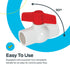 3/4 3/4 Inch 40 150 20113 Eastman x Slip Schedule PVC Quarter Turn Ball Valve, PSI