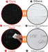 Black Bulletin Board Roll, Reusable Waterproof Erasable, Fade Resistant Non-woven Fabric for Classroom Decor, Wrapping