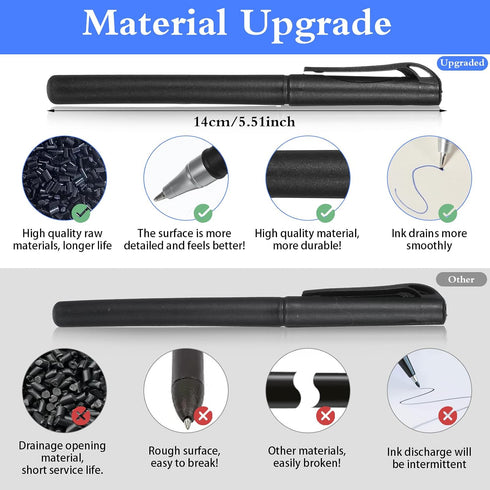 Gsbnjuy 48 40 4 4 Pcs Writing Practice Disappearing Ink Pen Kit with Ink Refills Pen Shells and Grips Drawing Pens