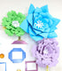 Carson Dellosa 3D Flower Bulletin Board Decorations, Blue, Purple, Green Paper Flowers for Wall Parties Classroom