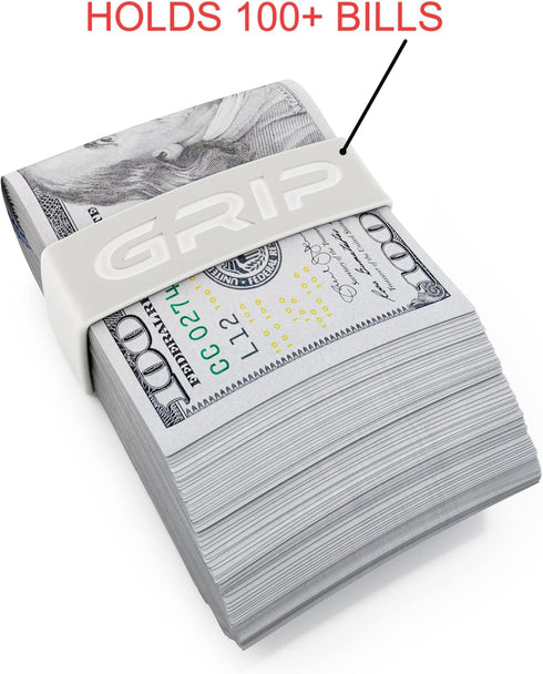Glow-in-the-Dark Grip Money Band - Slim Silicone Wallet