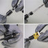 1/8"x3/8" Carbide Tipped Countersink Drill Bits with Low Friction Depth Stop for Wood and Plastic