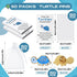 50 Sets Juexica Employee Appreciation Gifts Bulk Positive Turtle Pins You're Awesome Inspirational Notecard Thank You
