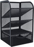 Multi-Functional Mesh Desk Organizer, Pen Holder for Desktop, Stationary Storage Rack for Home Office Art Supplies
