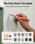 5 Pack 41 Nicpro Carpenter Pencil with Sharpener, Mechanical Carpenter Pencils with Refills, Construction Pencil Heavy