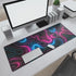 Ovenbird Gaming Mouse Pad with Stitched Edges, Extended XL Topographic Map Pink Mouse Pad