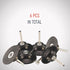 3 Inch 6 1/4" Quick Change Disc Pad Holder, Pcs Fast Lock Disc Holder, Shank for Angle Die Grinder Attachments, Type R