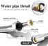 59in G1/2, 55/64", 15/16" Bidet Stainless Steel Hand Shower, Kitchen Bathroom Pet Bathing Shower Head with Hose