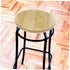 PRETYZOOM Wooden Round Stool Seat Replacement for Restaurant Bar Stool Wooden Cushion Solid Seat Cover for Dining