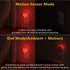 YUNLEX 2 Pack 3 0% Dimmable, Plug in Red Sleep Night Light with Motion Sensor and Dusk to Dawn Sensor, Modes, Soft