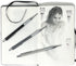 Premium Metal Drawing Mechanical Pencils - Sketching in Leather Pencil Case, 2mm Lead Refills, Kneaded Eraser
