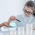 Xuhal 200 Pack Sterile Petri Dishes with Lid, 90mm Dia x 16mm, Plastic Petri Plates for Lab