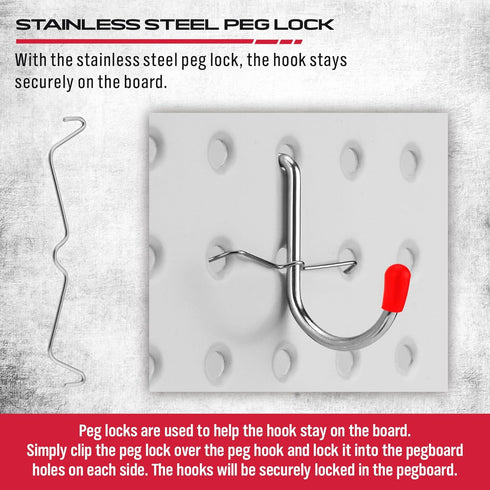 Ultimate 121-Piece Pegboard Hooks Set, Durable Accessories with Metal Hooks and Pegboard Bins