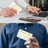 PARTH IMPEX Thank You for Your Order Cards, Pack of 100, 3.5" x 2", Gold Foil Purchase Inserts for Small Business