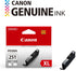 Canon CLI-251XL Genuine Gray Ink Tank for MG6320, MG7120, iP8720, MG7520 Printers