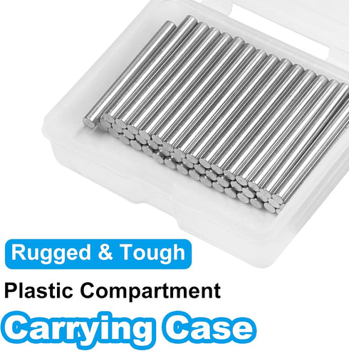 Yinpecly 25 4mm 30mm Pin,304 Pcs x Shelves Dowel Stainless Steel Dowel Pin, Shelf Support Pegs Pin Metal Bookshelf Pegs