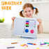Fuutreo 10 Pcs Small White Board Dry Erase, 8.5" x 11" Magnetic Dry Erase Board for Fridge, 10 Markers, 20 Magnets