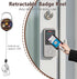 Book Lover Gifts for Women, Reading Lanyards for ID Badge, Bookshelf ID Badge Holder with Retractable Reel Clip