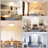 NIORSUN 7 Inch LED Ceiling Lights, 15W Dimmable Flush Mount Light, 5CCT Options for Bathroom, Hallway, Bedroom, 1 Pack