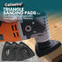 Triangle Sanding Pads for Oscillating Multitool, 3 Pack of 3-1/8 Inch Sander Pads