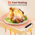 Countertop, 4 Warming Mat for Food - Electric Silicone Food Warming Tray for Buffet, Rollable Food Warmer Mat for Fast