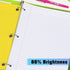 BAZIC 100 Sheet Filler Paper, College Ruled, 3 Hole Punched, 1-Pack for Office School Student Writing