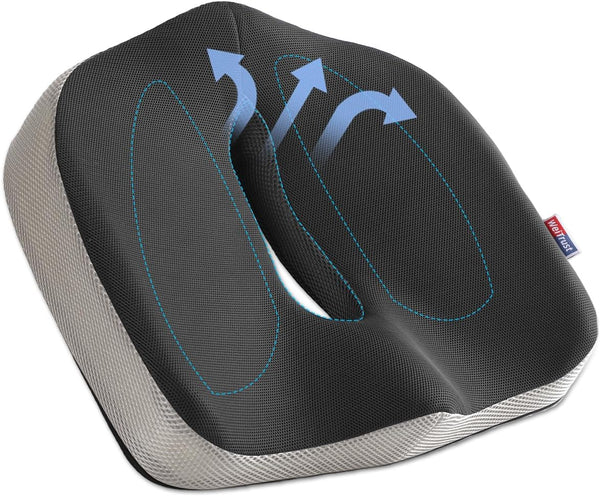 Seat Cushion for Tailbone Pain Relief, Memory Foam Coccyx Cushion for Office
