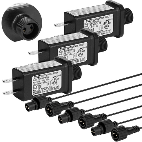 Flutesan 3 Pcs 4.5v LED Controller with 2m Extension Cable Class 2 Power