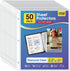 KTRIO Clear Sheet Protectors 8.5 x 11 inch, Top Loading Document Sleeve, 50 Pack for 3 Ring Binder