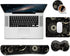 Keyboard Wrist Rest Support + Mouse Pad + Mouse Wrist Rest + Coaster, 4 PCS Ergonomic Memory Foam Set for Office & Home
