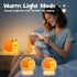 2 30/60 Cute Snail Night Light Brightness Adjustable Fun Orange Slug Light with Min Timer Squishy Nursery Breastfeeding