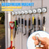 Magnetic Hooks Heavy Duty 150Lbs, 4 Pack Super Strong with Swivel Carabiner for Hanging