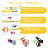 Kuject 100PCS Solder Seal Wire Connectors, AWG 12-10, Yellow Heat Shrink Butt Connectors for Marine Boat Wire Joint
