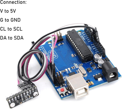 MCP4728 12 Bit I2C Digital to Analog Converter DAC Breakout Sensor Module GY-MCP4728 for Arduino Development Board