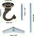 OOTSR 36 inches Metal Ceiling Hook, Heavy Duty Ceiling Hook and Chain Extension for Hanging