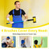 14 4 (7"+4"+1"+V-Corner) 9 360 7" Set Pcs Walls Paint Edger Tool Professional Paint Edger Kit Shape Trim Pads