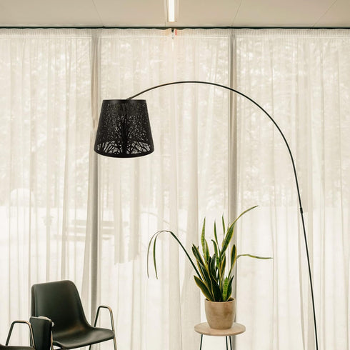 E27 Lurrose Metal Forest LampShade Metal Lamp Shades Modern Drum Lampshades Barrel Lamp Cover Tree Shadow Lampshade