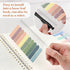 BAYTORY 1720 Sheets Transparent Sticky Tabs, Clear Sticky Notes, Long Page Book Markers, Index Tabs, Tape Flags for
