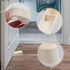 Door Stopper Wedge Non-Scratching Door Holder Small White - Pack of 4