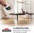 X-PROTECTOR Felt Furniture Pads, 8 PCS Heavy Duty Black 6” x 4 3/8” Sheets, Cut to Size Floor Protectors